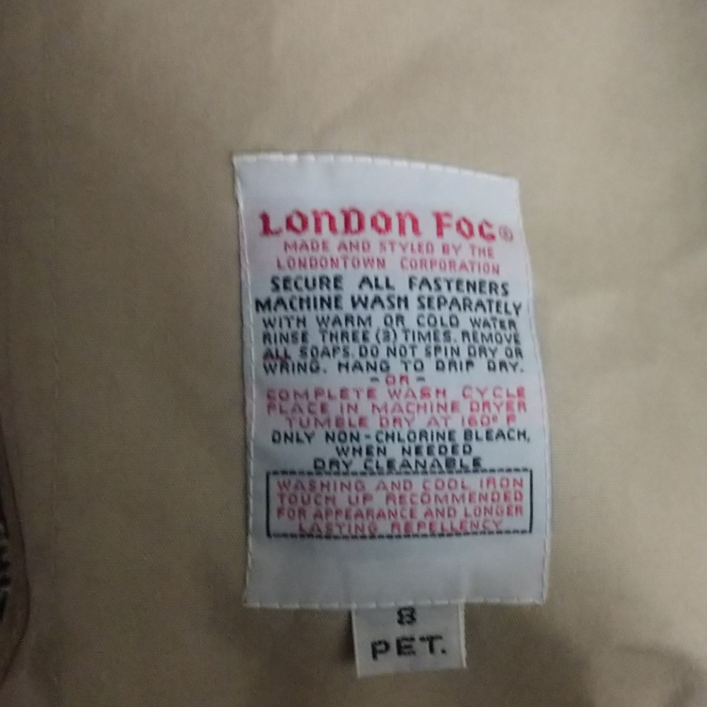 London Fog Trench Coat - Picture 4 of 4